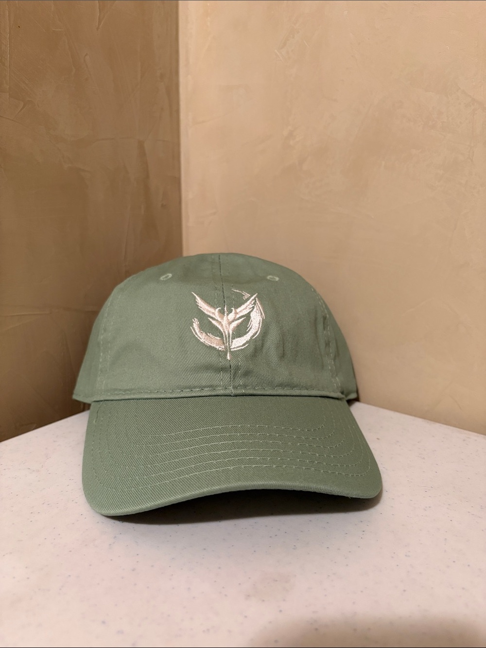 Men's Sage Green Embroidered Avatar Baseball Hat